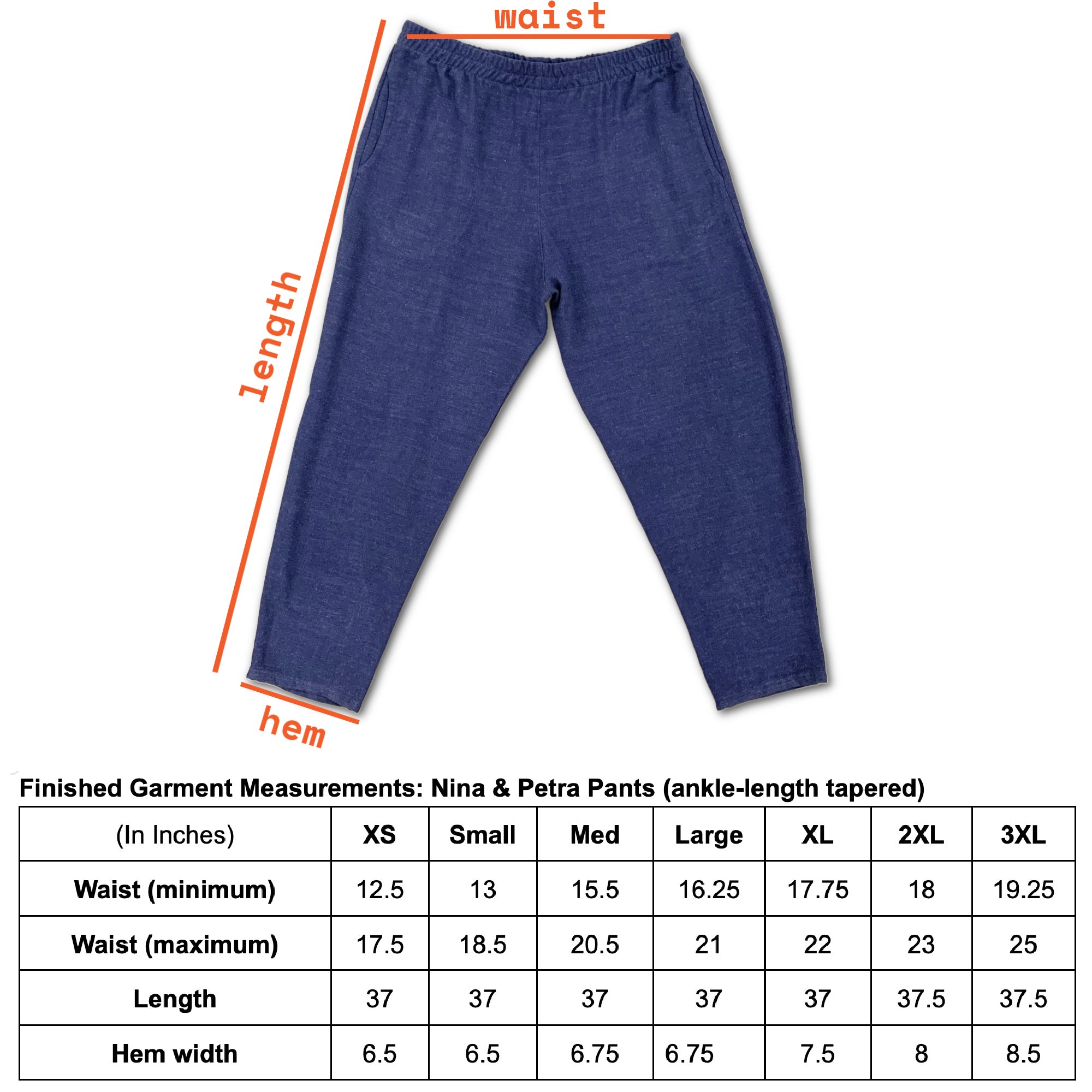 Nina Pants - 'Bars' - Made to Order – Rebecca Pearcy
