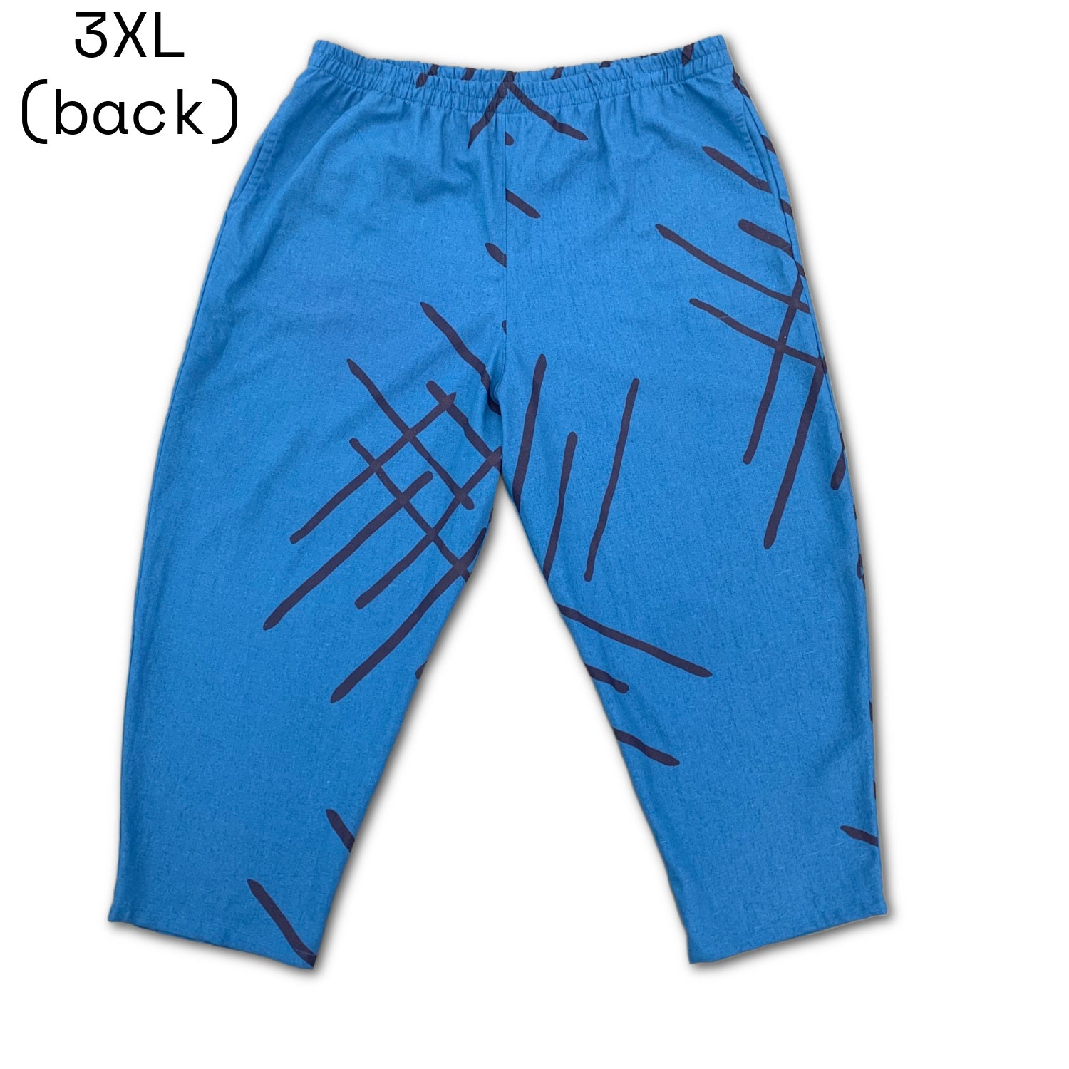 LAST ONES - 2XL + 3XL - Petra Pants - Blue Double Lines