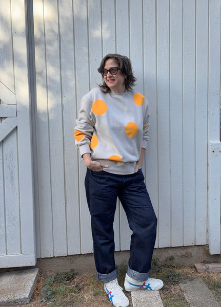 Unisex Heavyweight Sweatshirt - 'Big Dot'