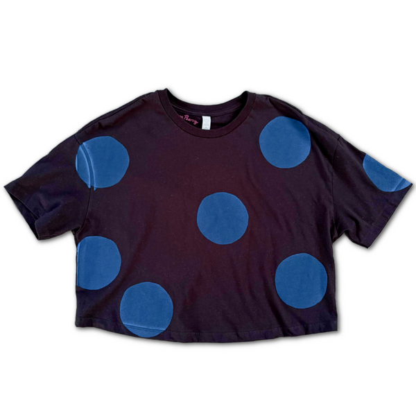 Boxy Cropped Tee - 'Big Dot'