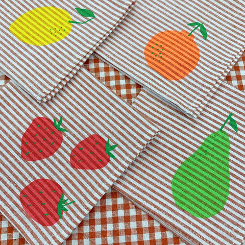 Cloth Napkins -  'Fruity Cutie'