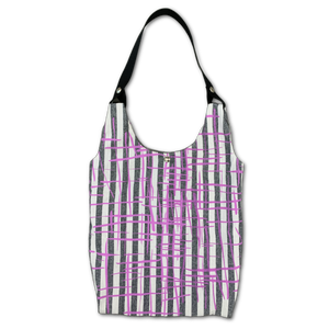 Cyndi Shopper Tote - Mini - Stripes + Hatch