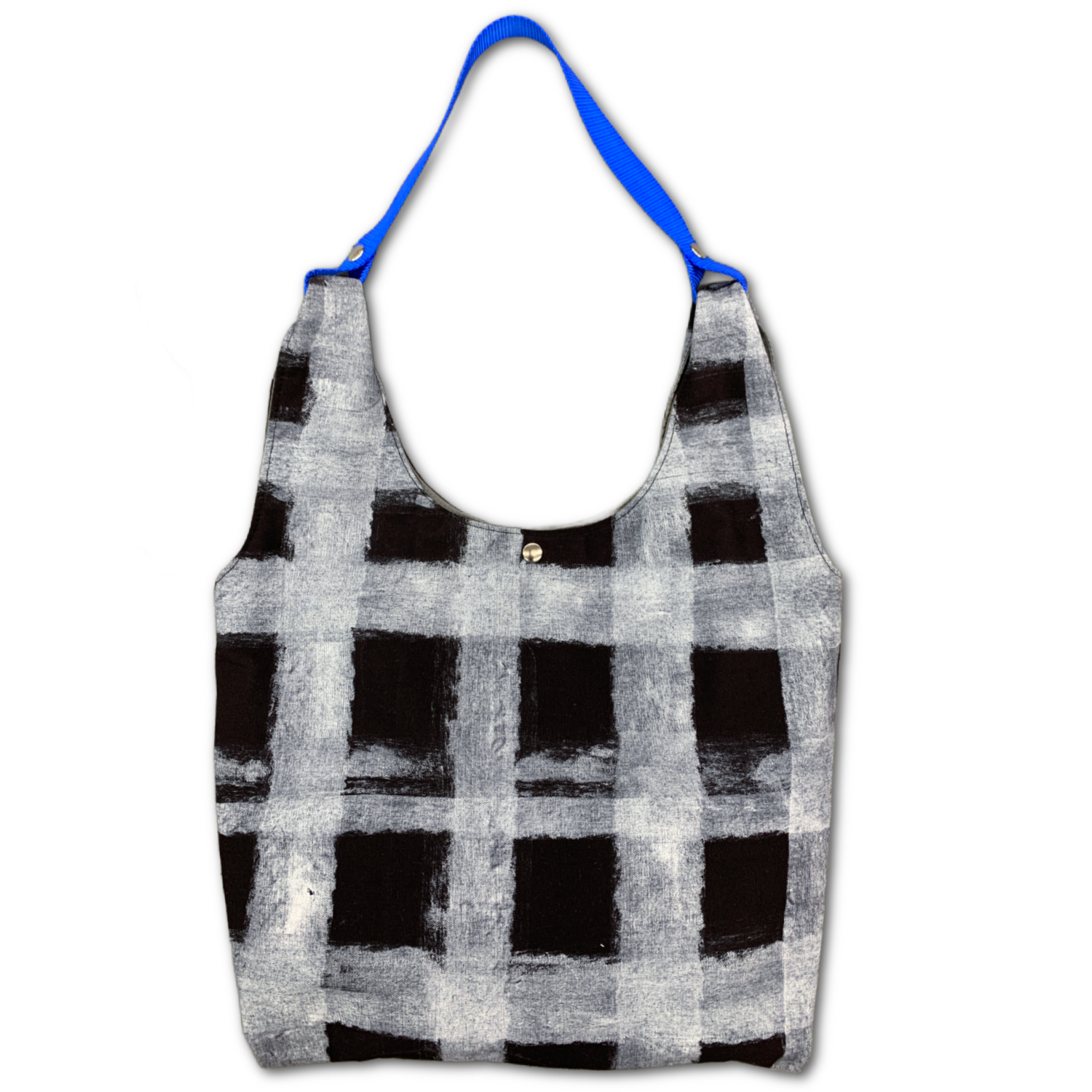 Cyndi Shopper Tote - 'Check Check'