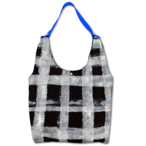 Cyndi Shopper Tote - 'Check Check'