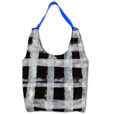 Cyndi Shopper Tote - 'Check Check'