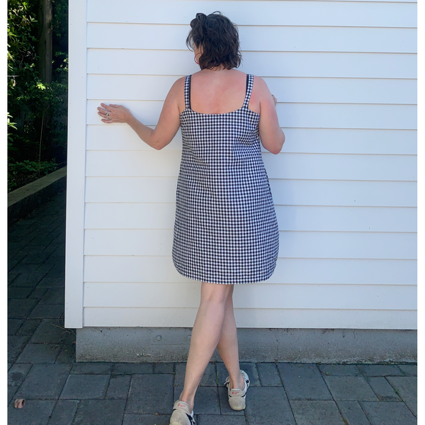 Diana Dress - Custom Gingham, Grid, and Stripes