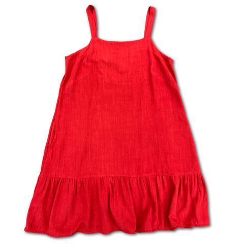 Diana Dress - OOAK Ruffle Hem - Size Large