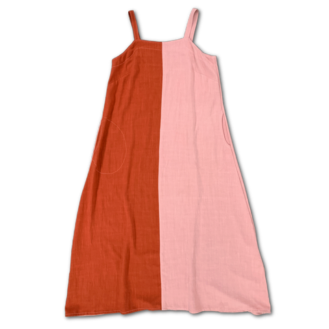 Sample Diana Dress - Colorblock - Size Large