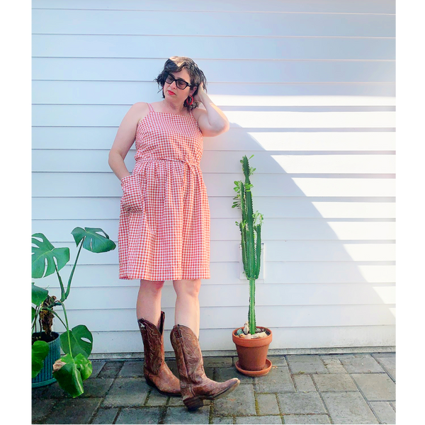 Dolly Sundress - Custom Gingham, Grid, and Stripes