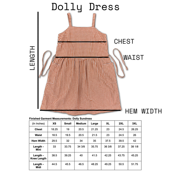 Dolly Sundress - Custom Gingham, Grid, and Stripes