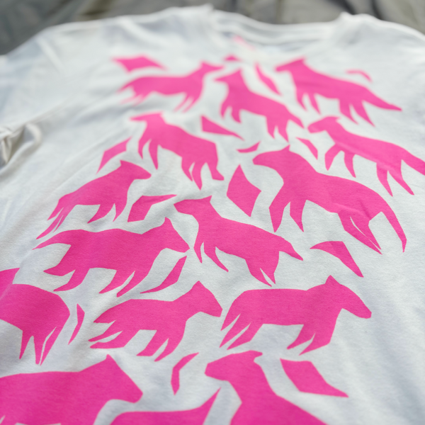 Boxy Cropped Tee - 'Dream Animals'