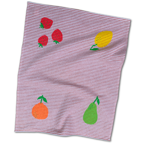 Tea Towel -  'Fruity Cutie' - 2nds