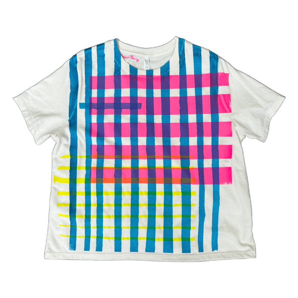 Heavyweight Tee - 'Neon Stripes'