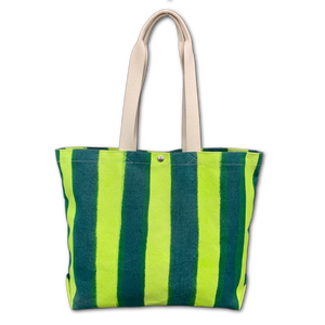 Vessel Tote Bag - Large - 'Painted Stripes'
