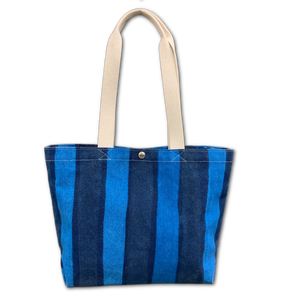 Vessel Tote Bag - Small - 'Painted Stripes'
