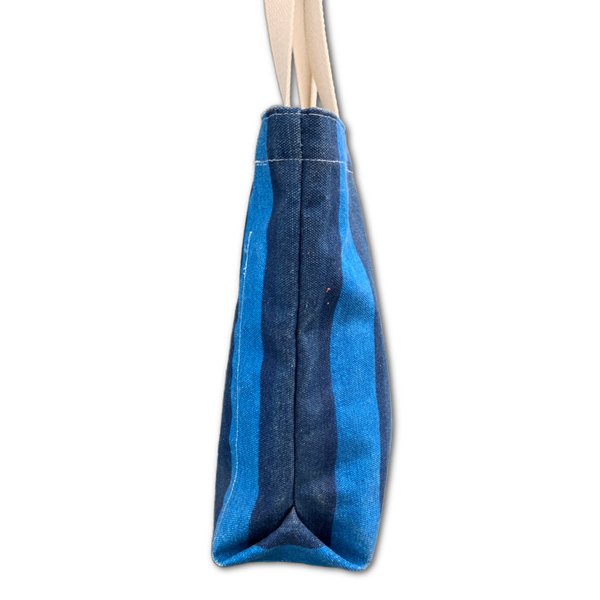 Vessel Tote Bag - Small - 'Painted Stripes'