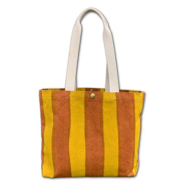 Vessel Tote Bag - Small - 'Painted Stripes'