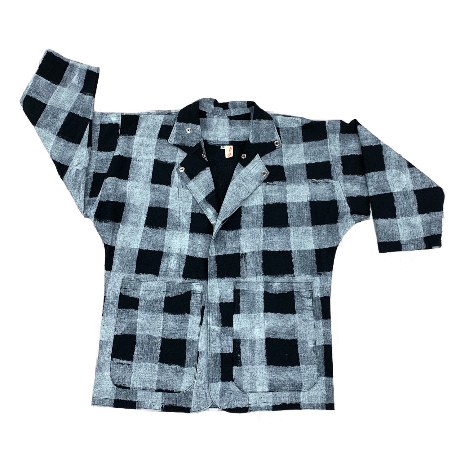 Patti Jacket - 'Check Check' Black/White