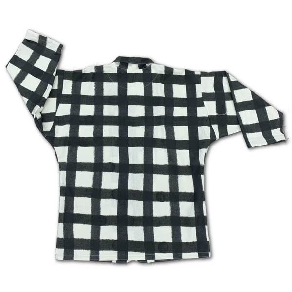 Patti Jacket - 'Check Check' White/Black