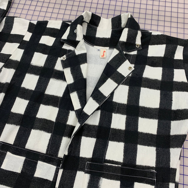 Patti Jacket - 'Check Check' White/Black