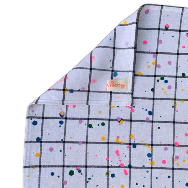 Tea Towel -  'Rainbow Sprinkle Grid'