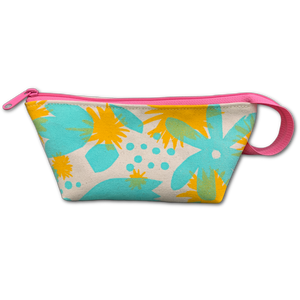 Loop Pouch - 'Folk Flora + Dandelion' OOAK