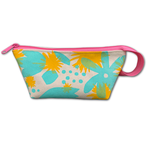 Loop Pouch - 'Folk Flora + Dandelion' OOAK