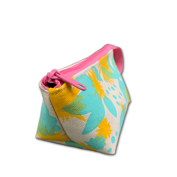 Loop Pouch - 'Folk Flora + Dandelion' OOAK