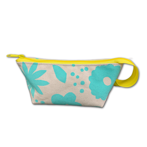 Loop Pouch - 'Folk Flora' OOAK
