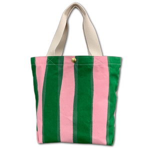 Mini Tote Bag - 'Can-Can Stripes'