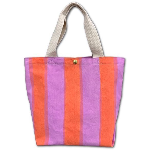 Mini Tote Bag - 'Can-Can Stripes'