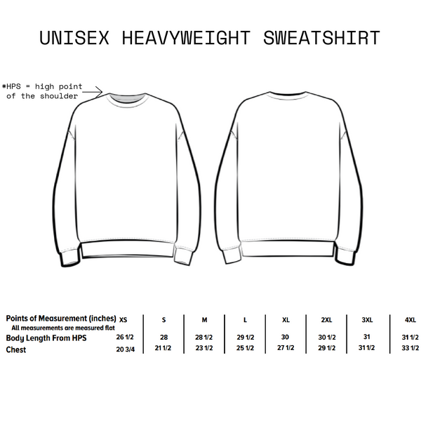 Unisex Heavyweight Sweatshirt - 'Brushstroke'