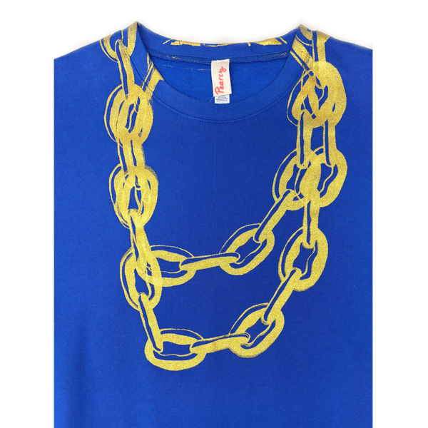 Unisex Sweatshirt - 'Double Bling' OOAK size LG