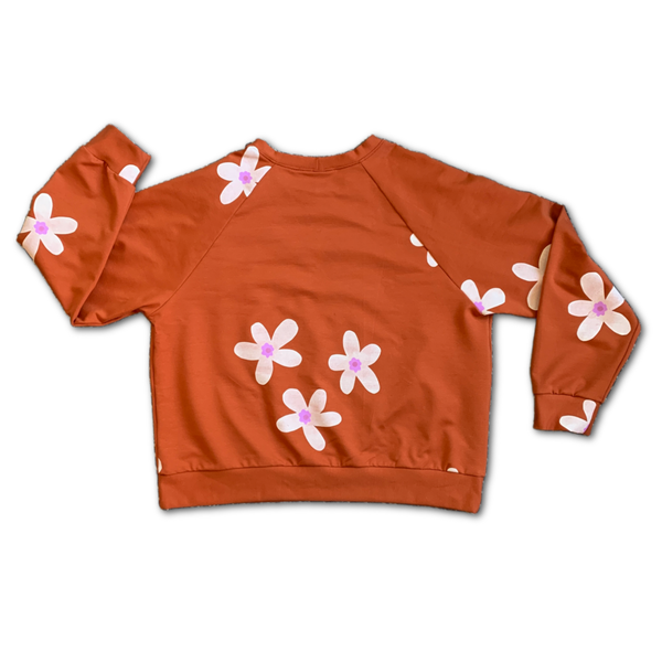 Van Raglan Top - Happy Flowers