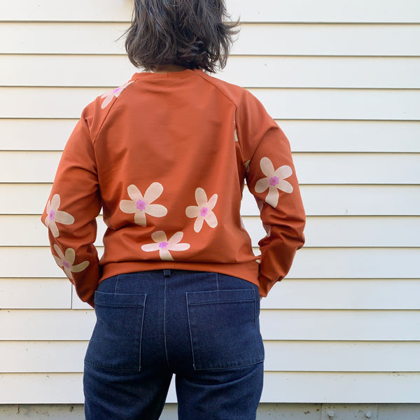 Van Raglan Top - Happy Flowers