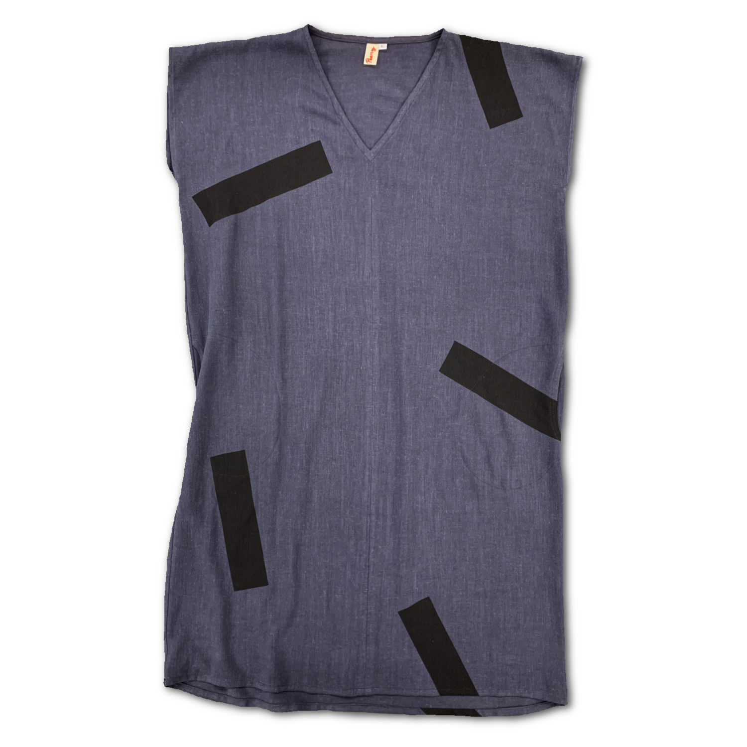 Vida Dress - 'Bars' - Ready to Ship - Size Large