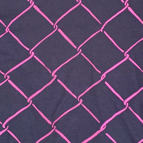 Boxy Cropped Tee - 'Chainlink'