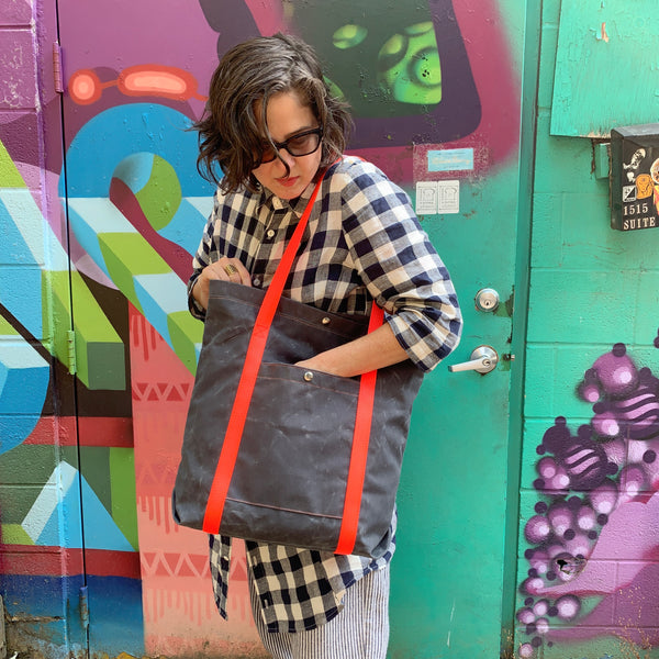 Margo Tote Bag - Waxed Canvas