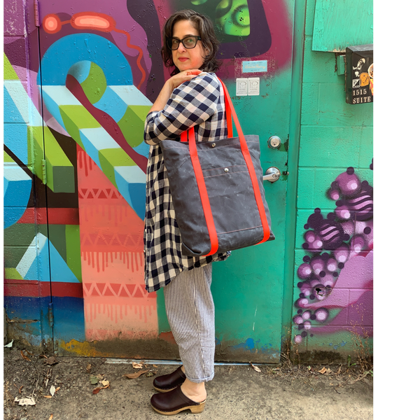 Margo Tote Bag - Waxed Canvas