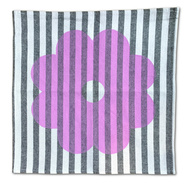 Napkin + Tea Towel Gift Set - Flower Pop