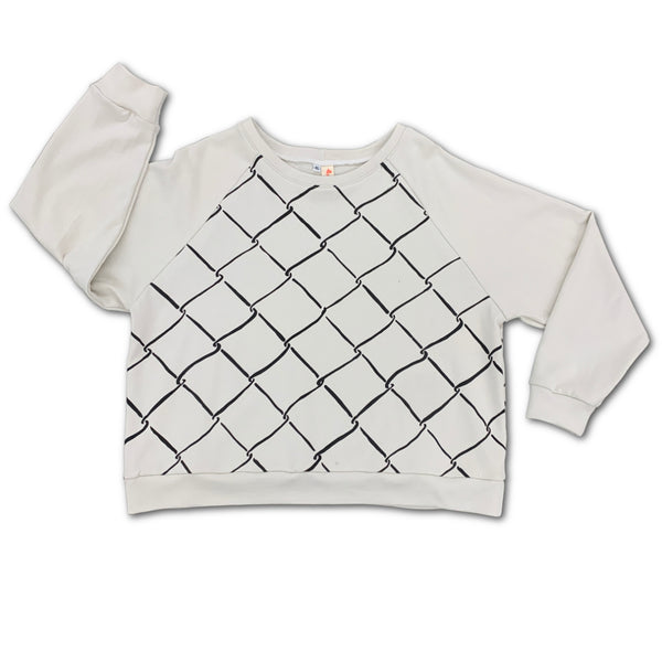 Van Raglan Top - 'Chainlink'
