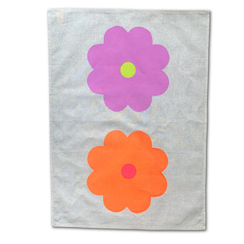 Tea Towel -  'Flower Pop'