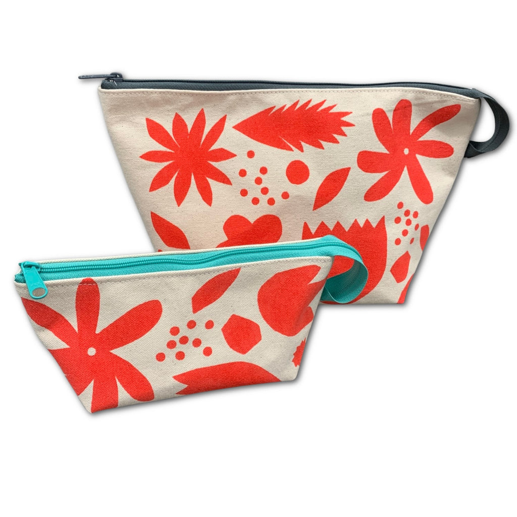 Loop Pouch - 'Folk Flora' – Rebecca Pearcy