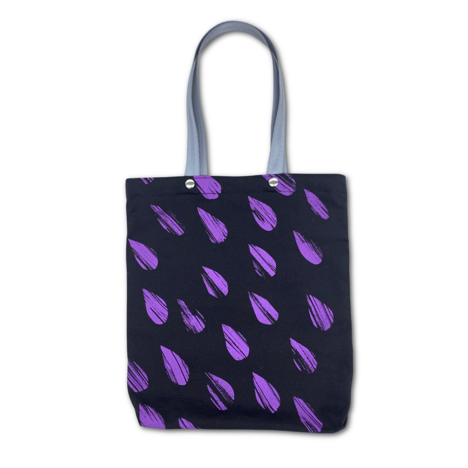 Poisonous Purple Sparkle & Black Roulette Tote