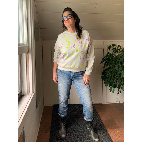 Van Raglan Top - 'Petals'