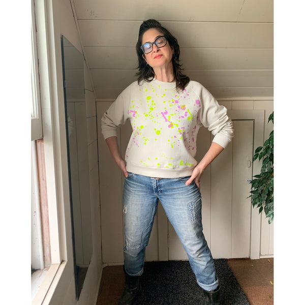 Van Raglan Top - 'Petals'