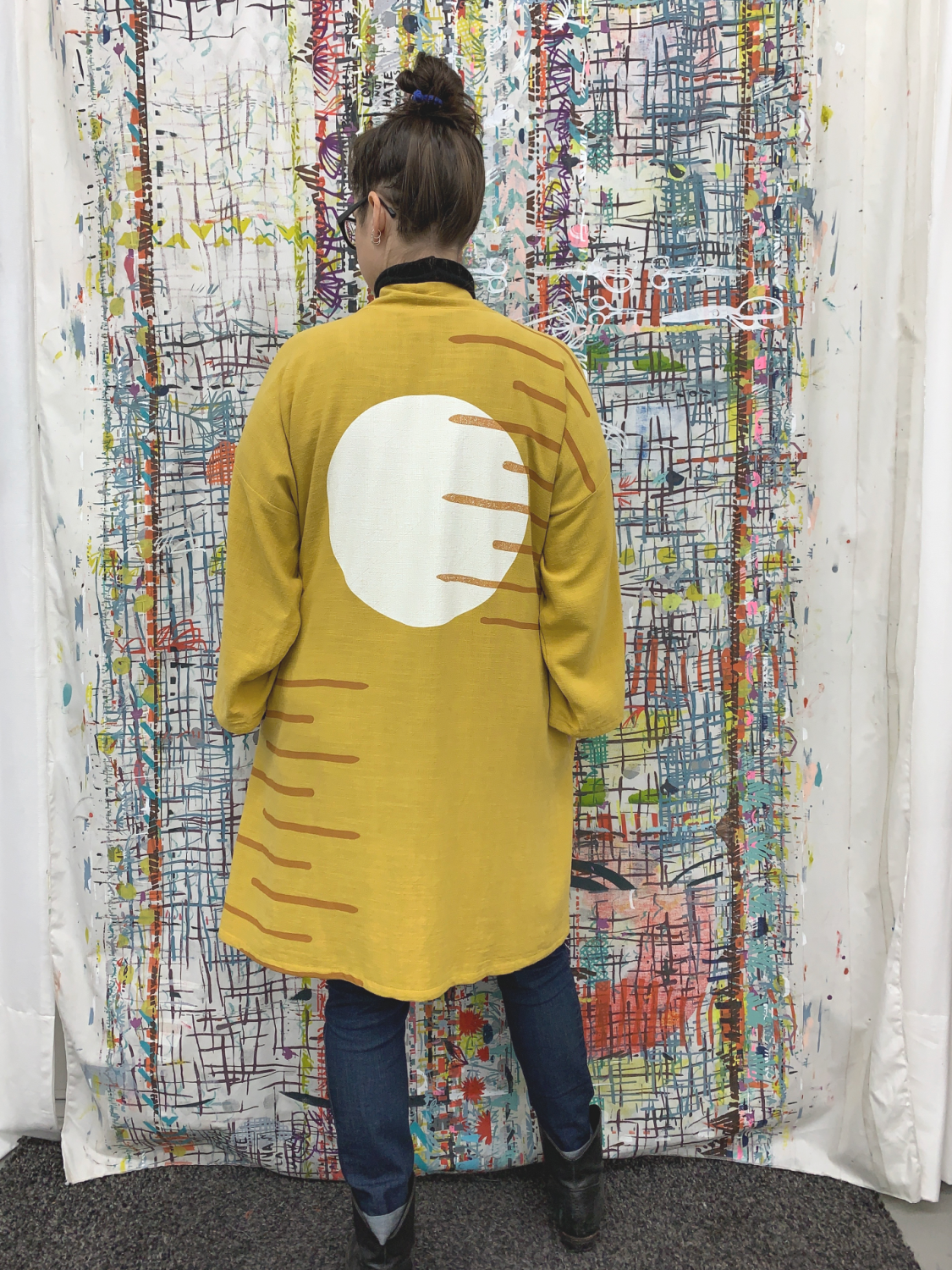 Joni Jacket - 'Full Moon' - Ready to Ship - Size Small